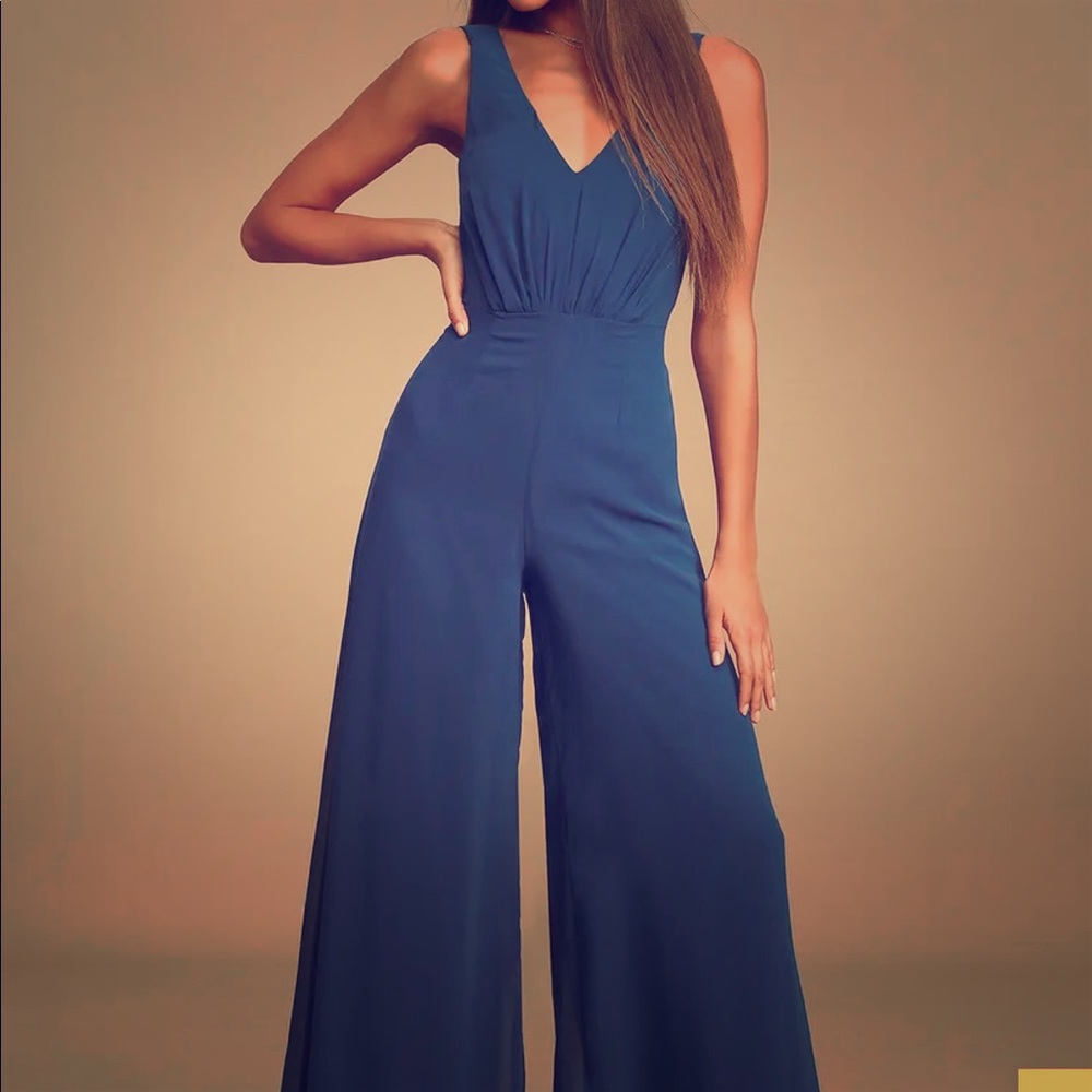 Navy Blue Jumpsuit